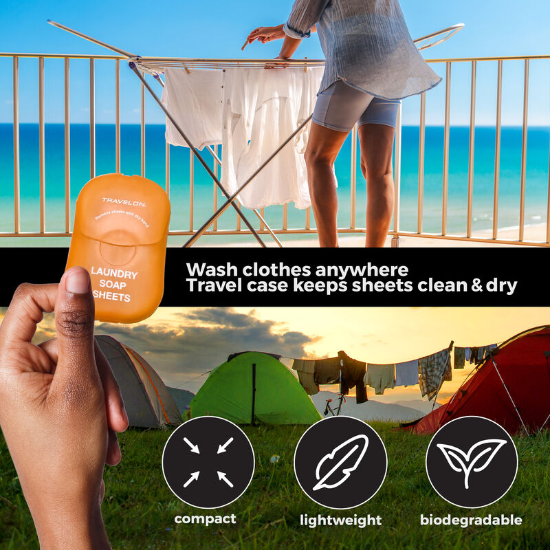Travelon Laundry Soap Toiletry Sheets