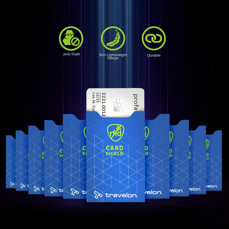 Travelon Set of 10 RFID Blocking Card Sleeves
