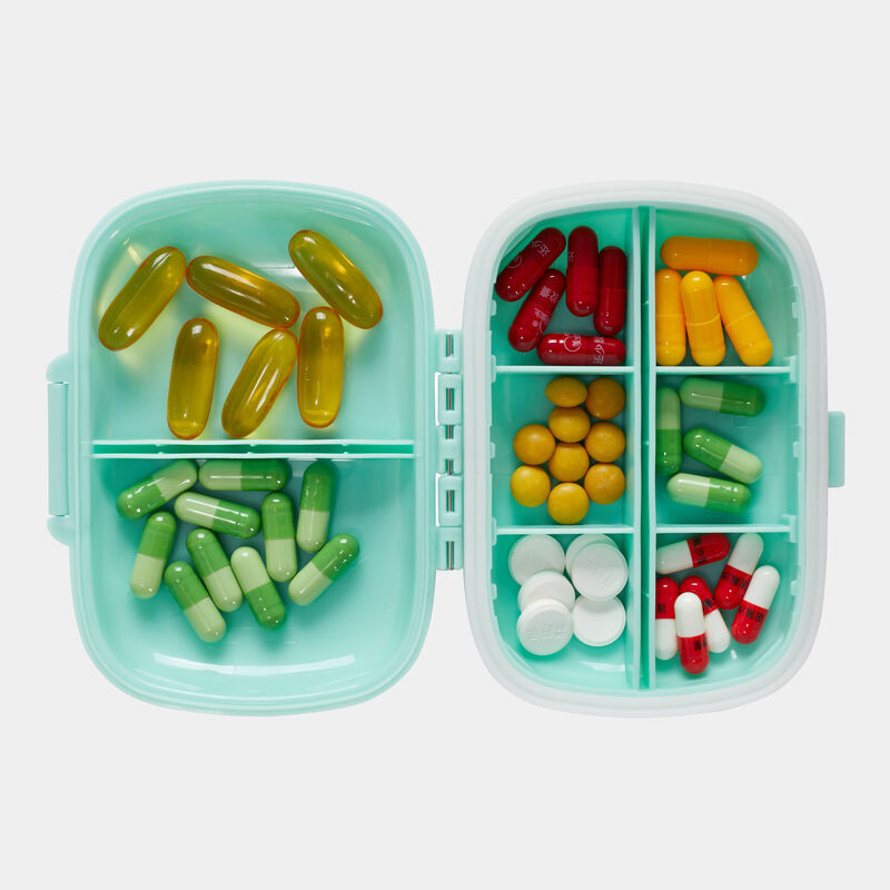 Travelon World Travel Essentials Set of 2 Pill Box / Organizer