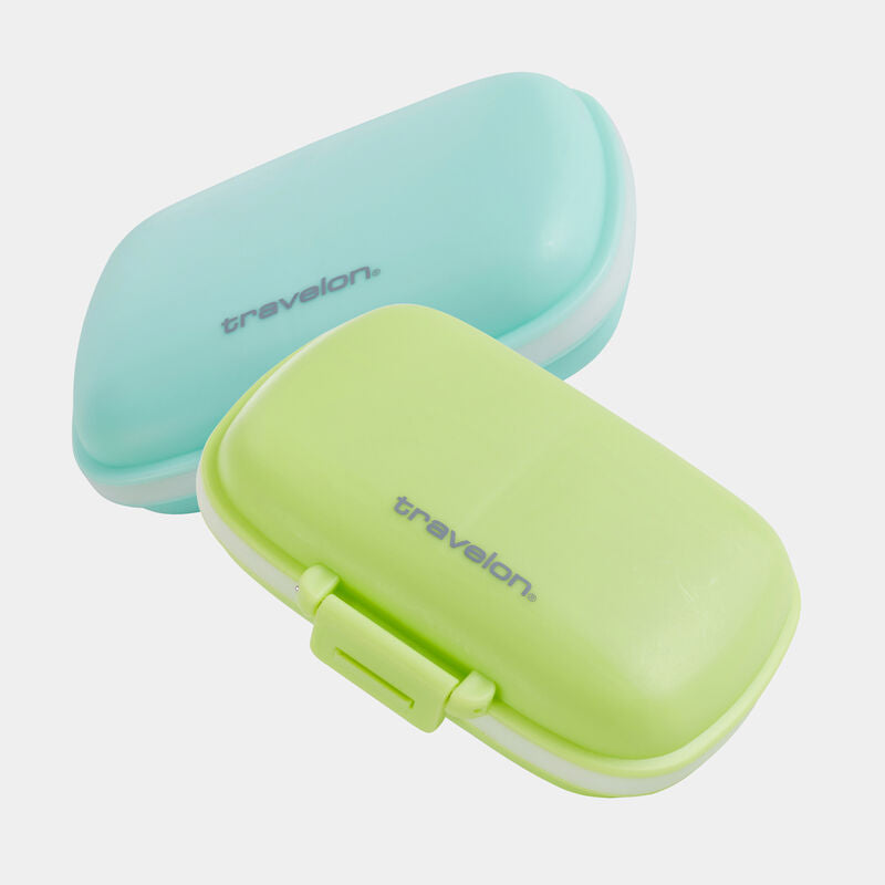 Travelon World Travel Essentials Set of 2 Pill Box / Organizer