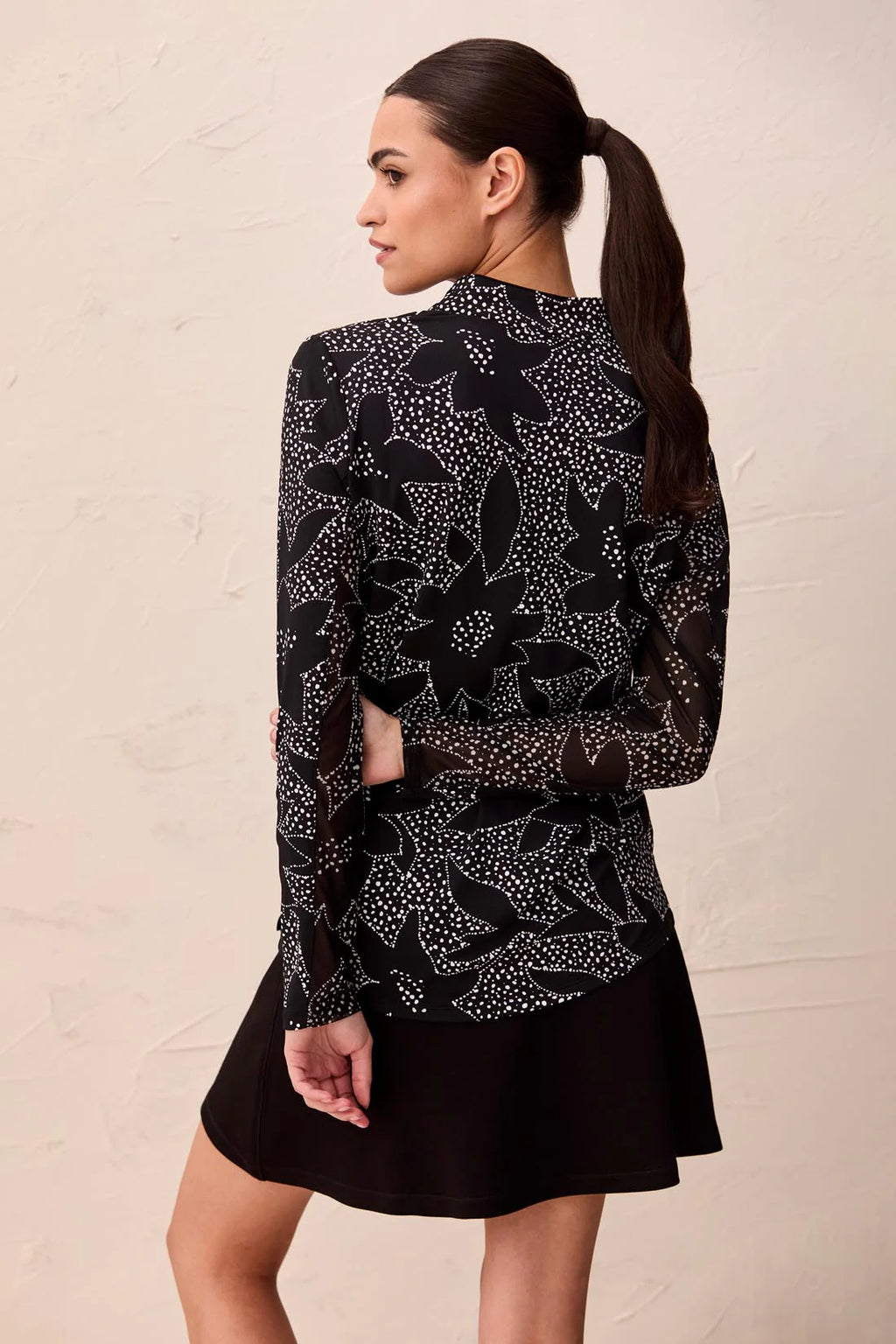 Tribal Sport UPF 50+ High Performancee Quarter-Zip Long Sleeve Pullover