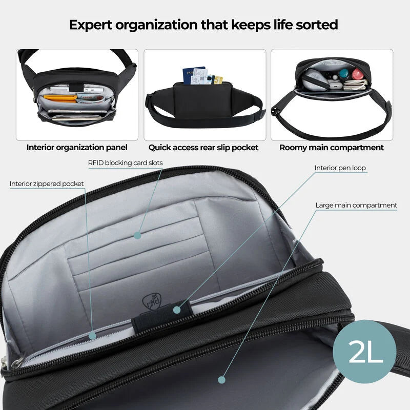 Travelon Anti-Theft Classic Waist Pack