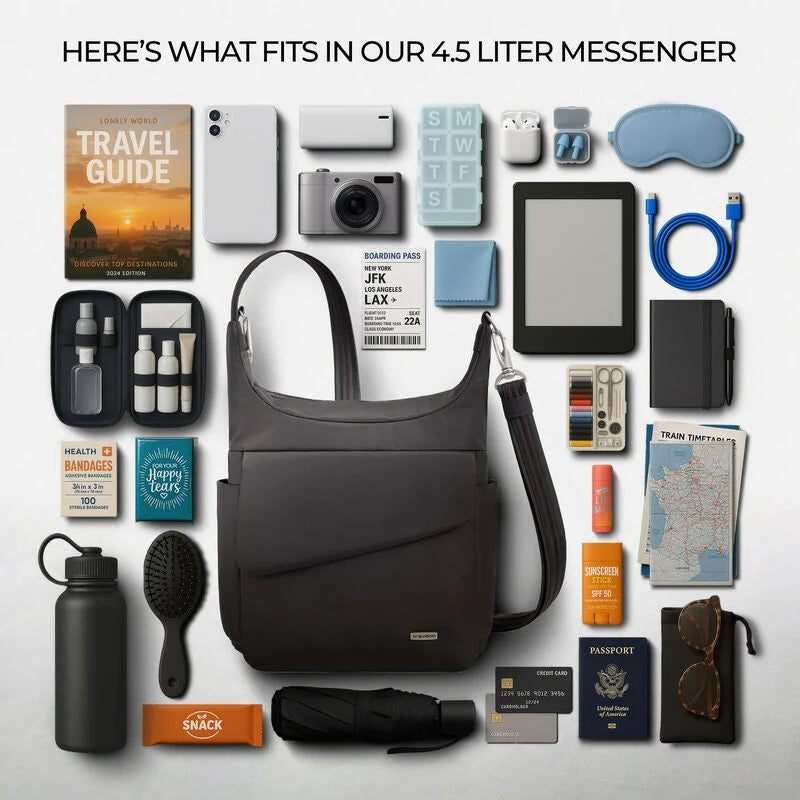 Travelon Anti-Theft Classic Messenger