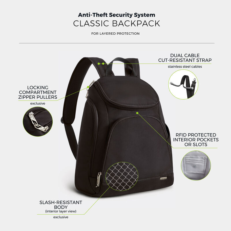 Travelon Anti-Theft Classic Backpack