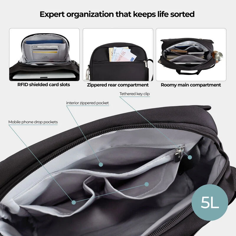 Travelon Anti-Theft Classic Tour Bag