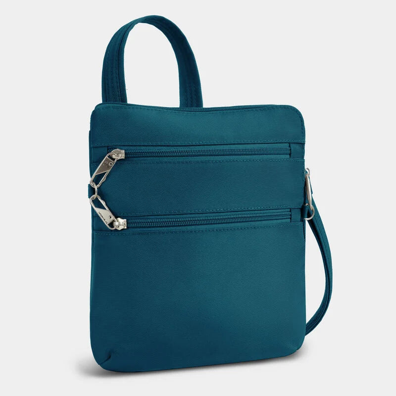 Travelon Anti-Theft Classic Slim Double Zip Crossbody