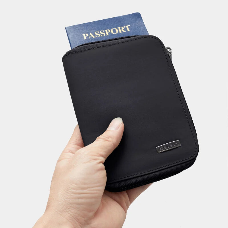 Travelon RFID Blocking Passport Zip Wallet