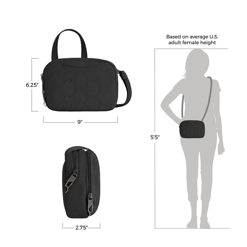 Runways Anti-Theft Double Compartment Crossbody