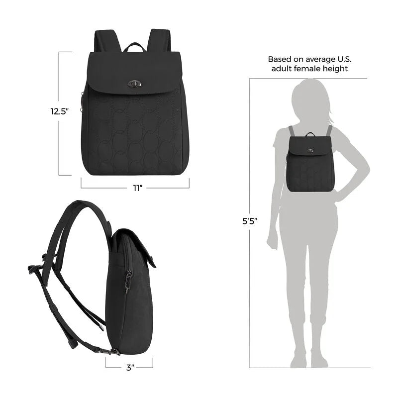 Travelon Runways Anti-Theft Compact Backpack
