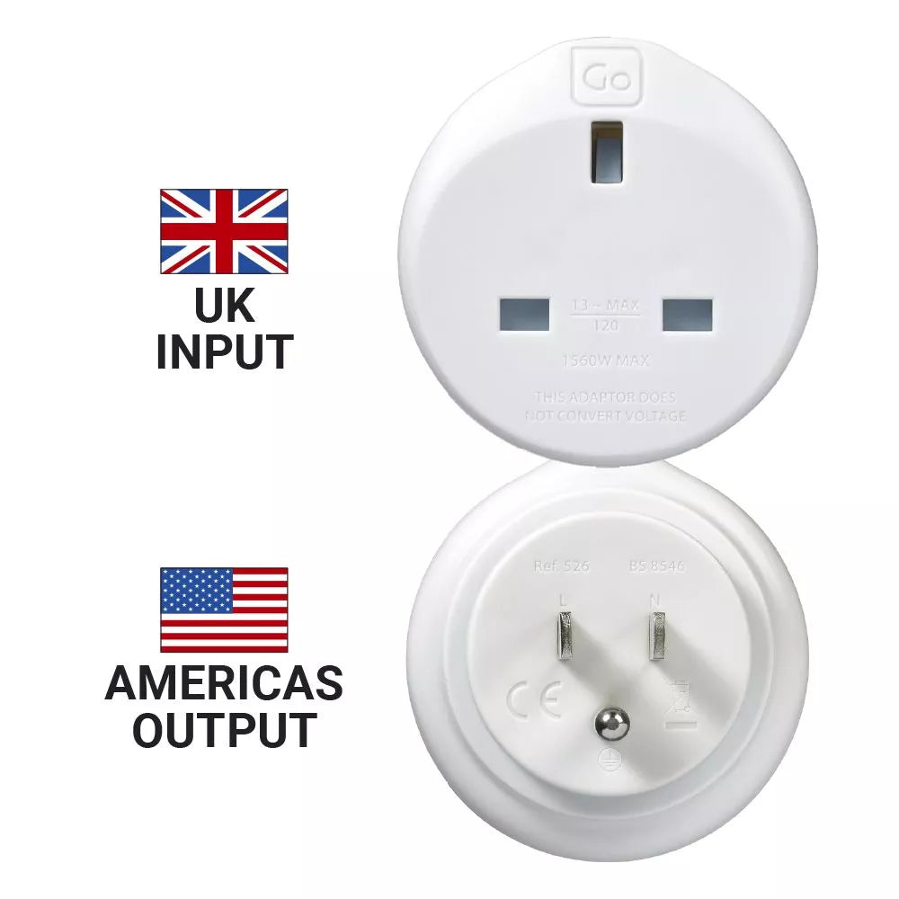 Design Go UK to North America Adapter
