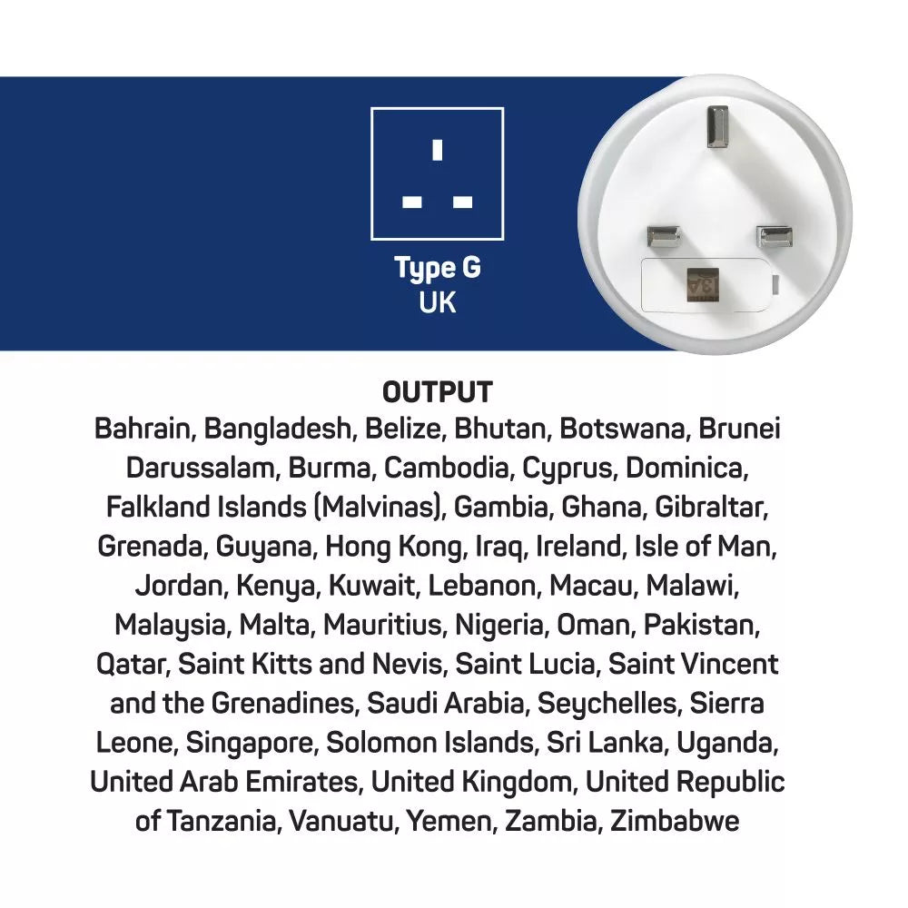Design Go North America to UK Adapter