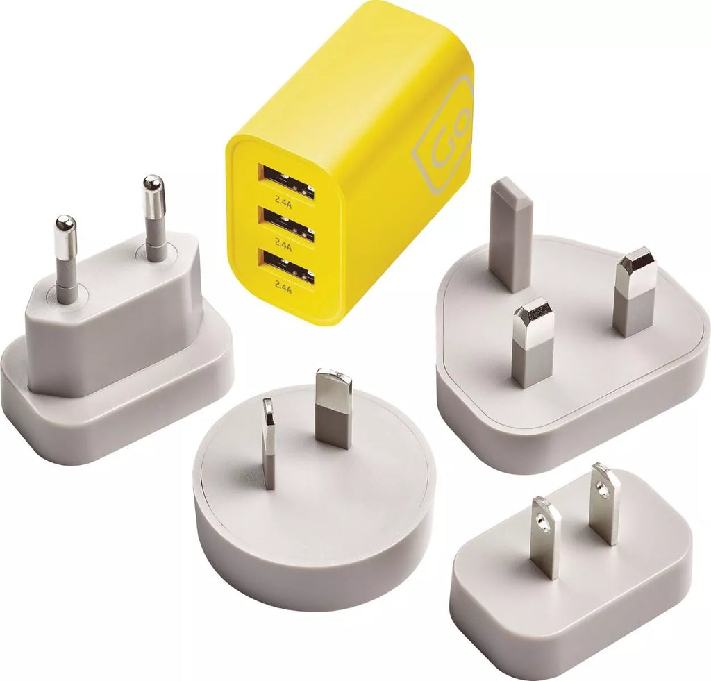 Design Go Worldwide 3 Port USB-A Charger