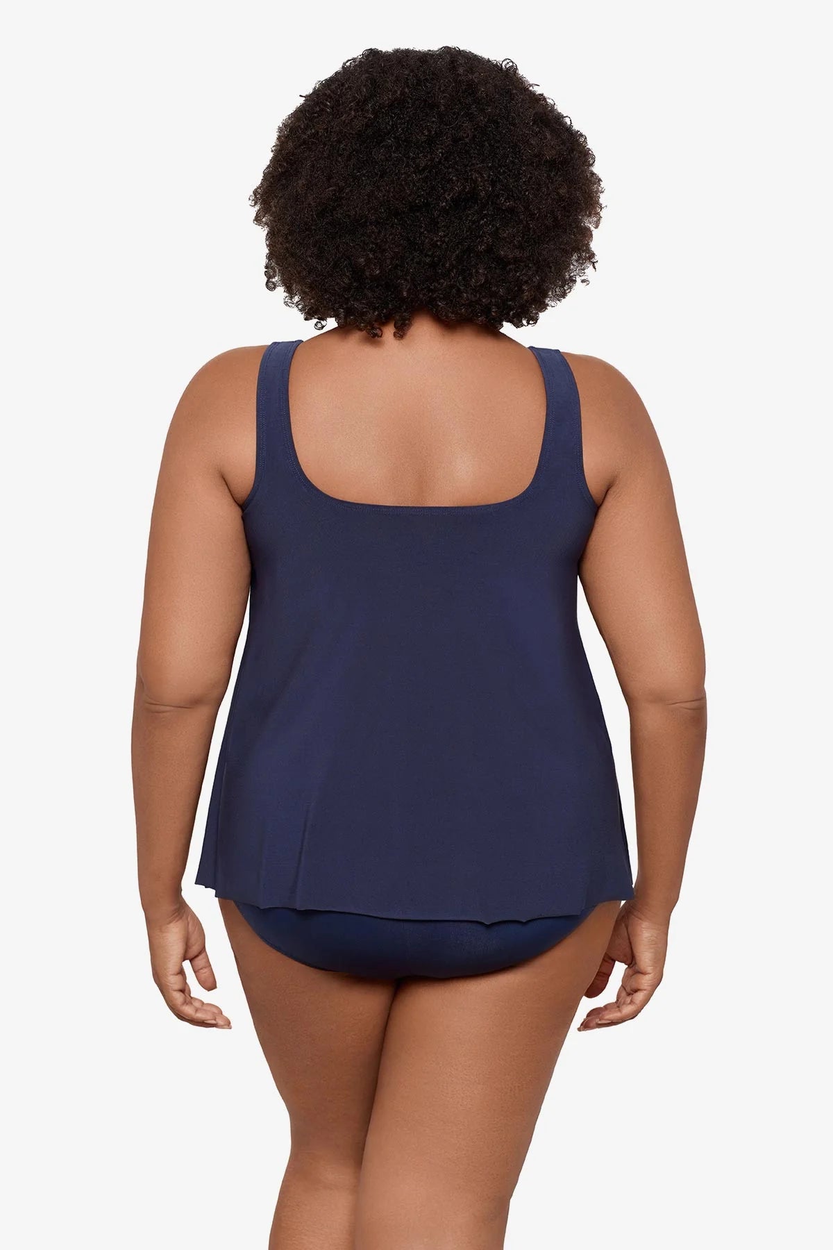 Miraclesuit Plus Size Ursula Tankini Top Midnight