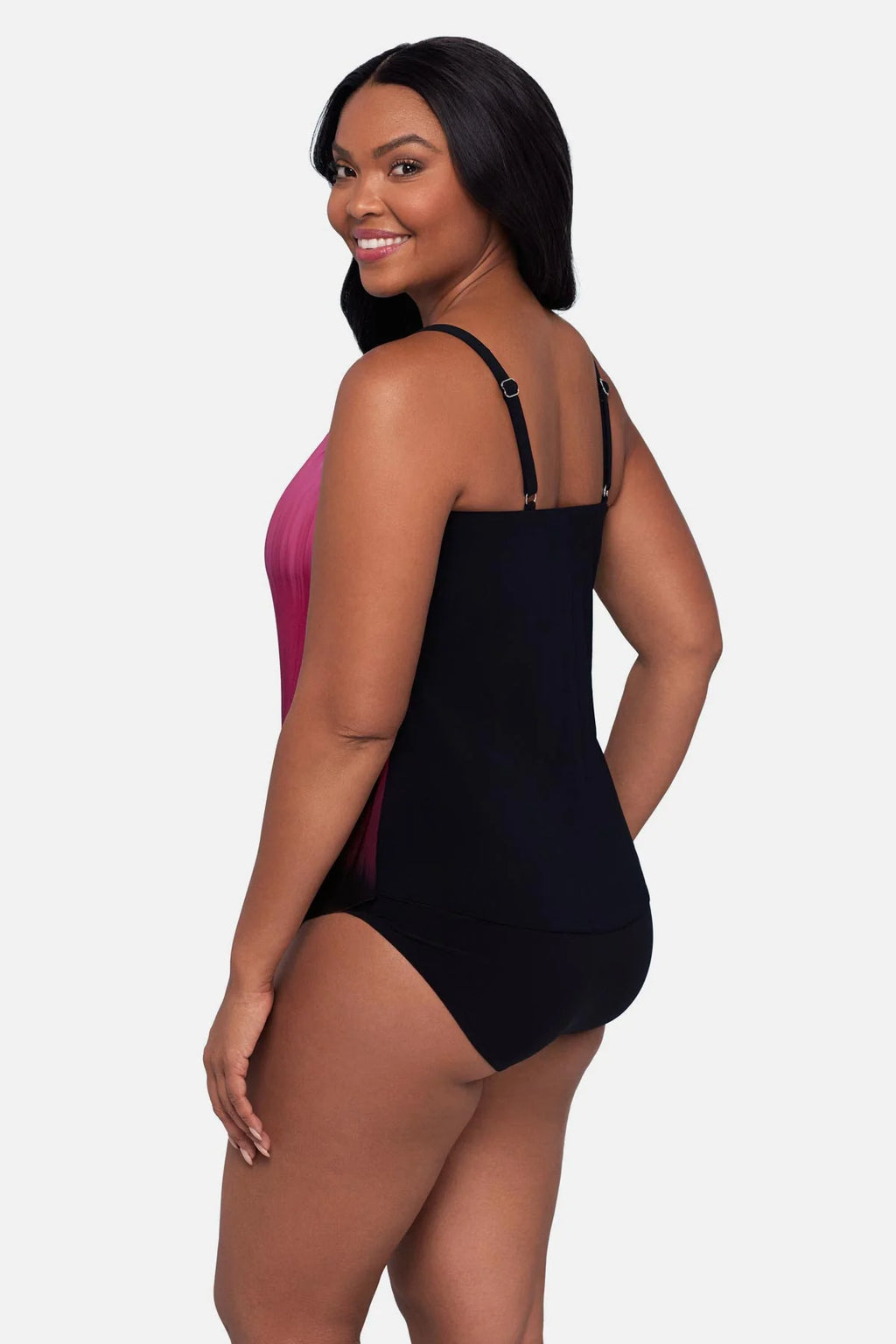 Trimshaper Hank Tankini Top - Rose Ombre