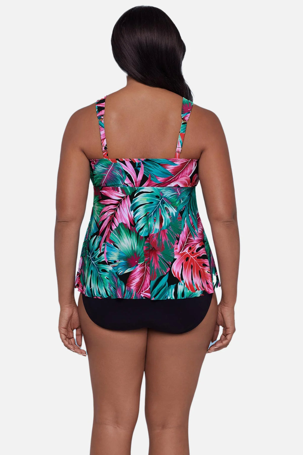 Trimshaper Lily Tankini Top - Hot Tropic