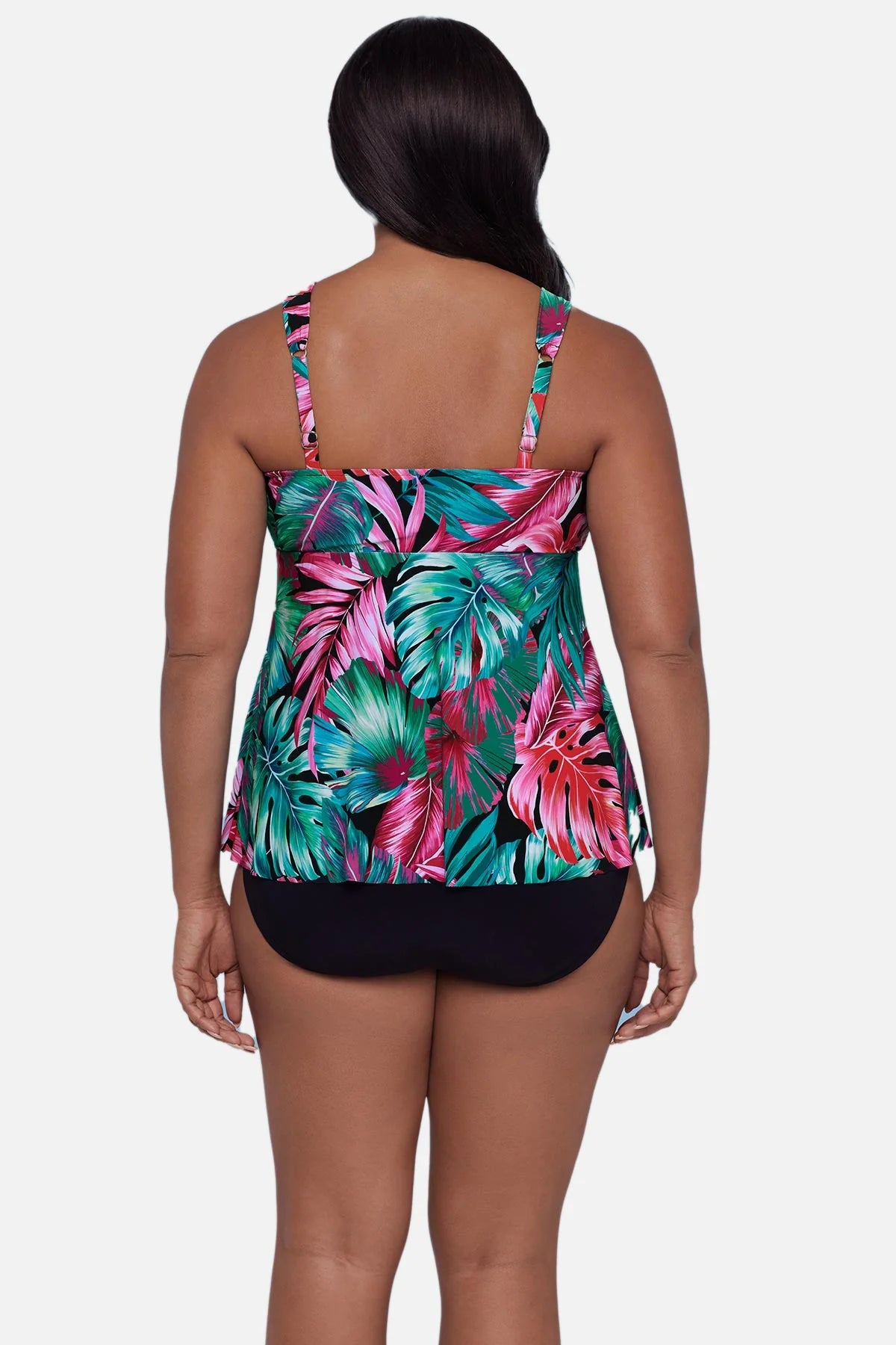 Trimshaper Lily Tankini Top - Hot Tropic