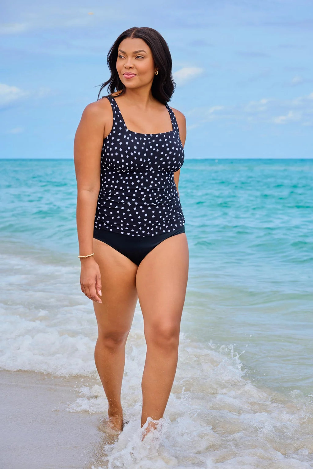 Trimshaper Amy One Piece - Confetti Dot
