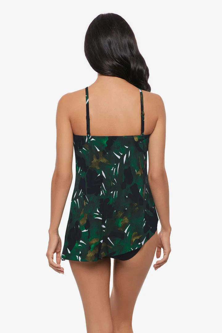 Magicsuit Regina Tankini Top in Palmetto - Green Multi