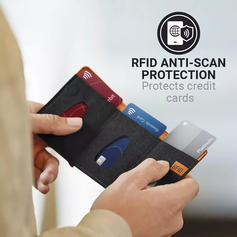 Design Go RFID Tri-Fold Wallet