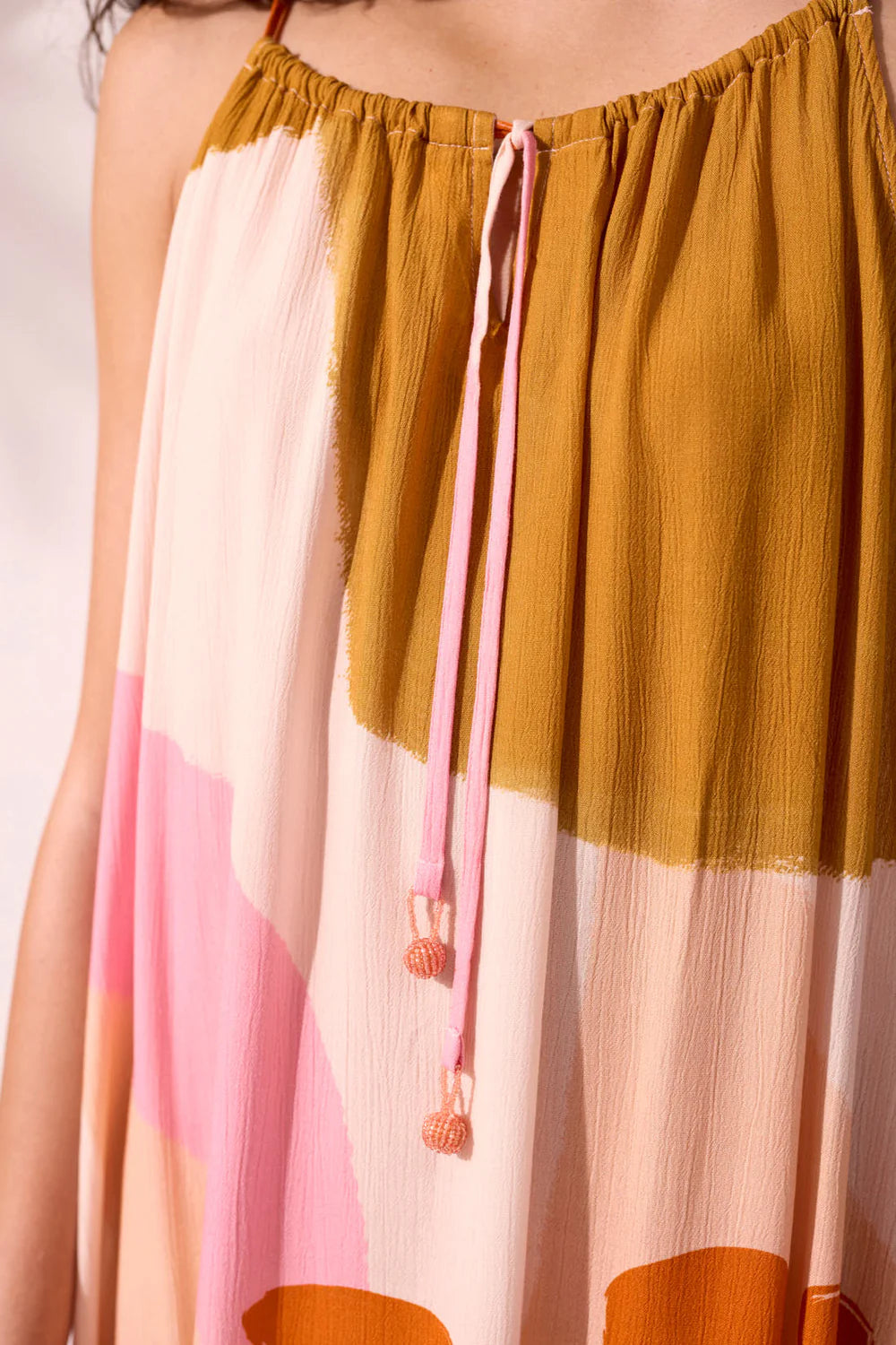 XIX Palms SUMMERLAND Wear Two Ways Braided Halter Neck Maxi Dress