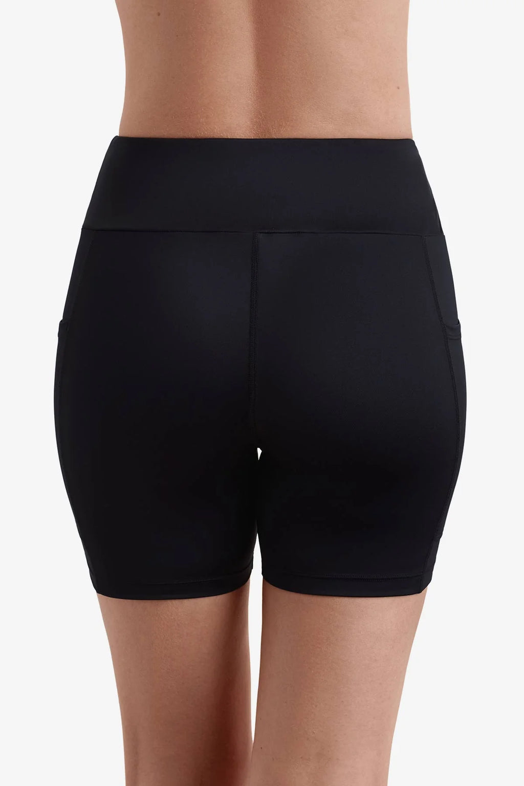Shape Solver Yoga Waist Midi Swim Short Swim Bottom
