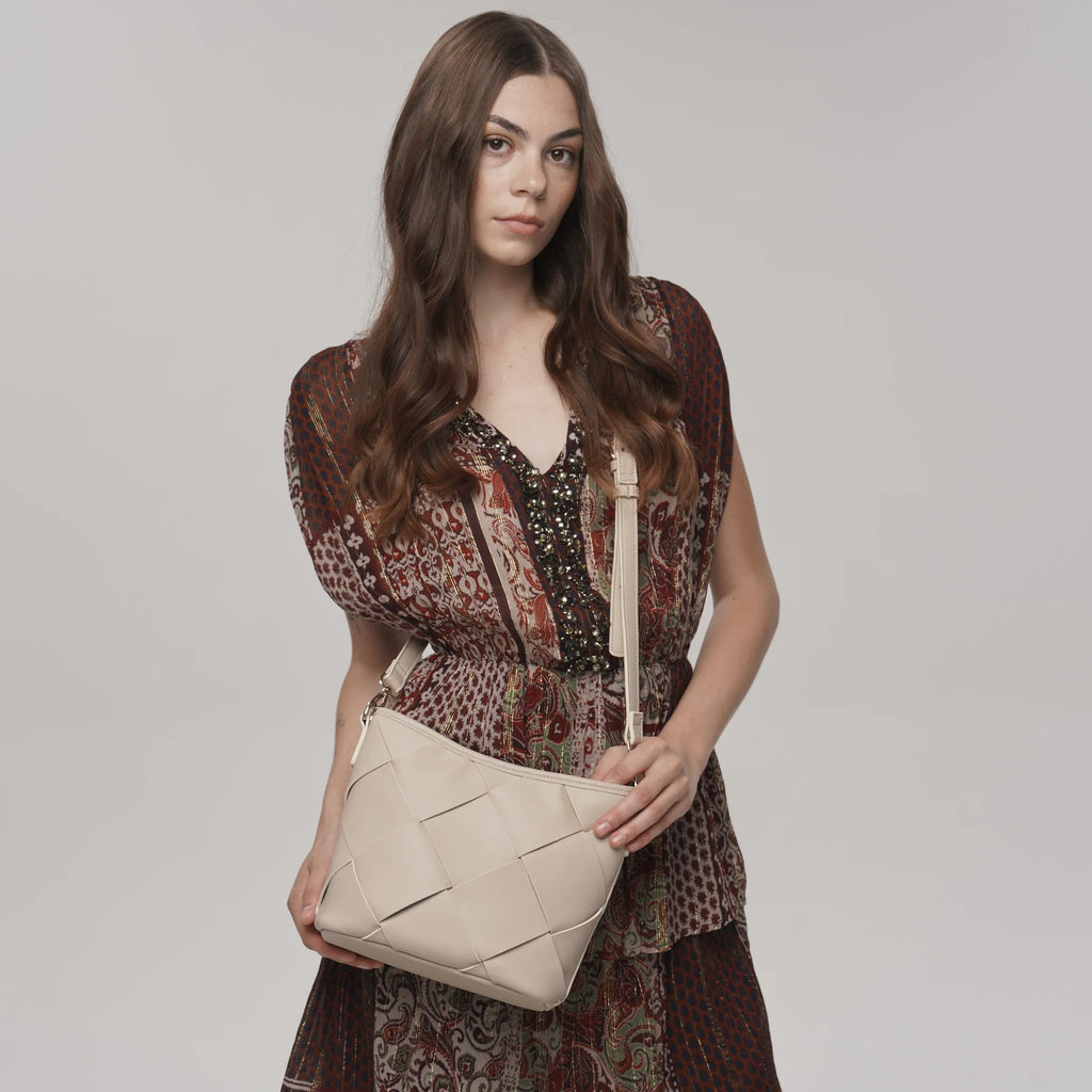 Espe Kimberly Bucket Crossbody Bag Beige
