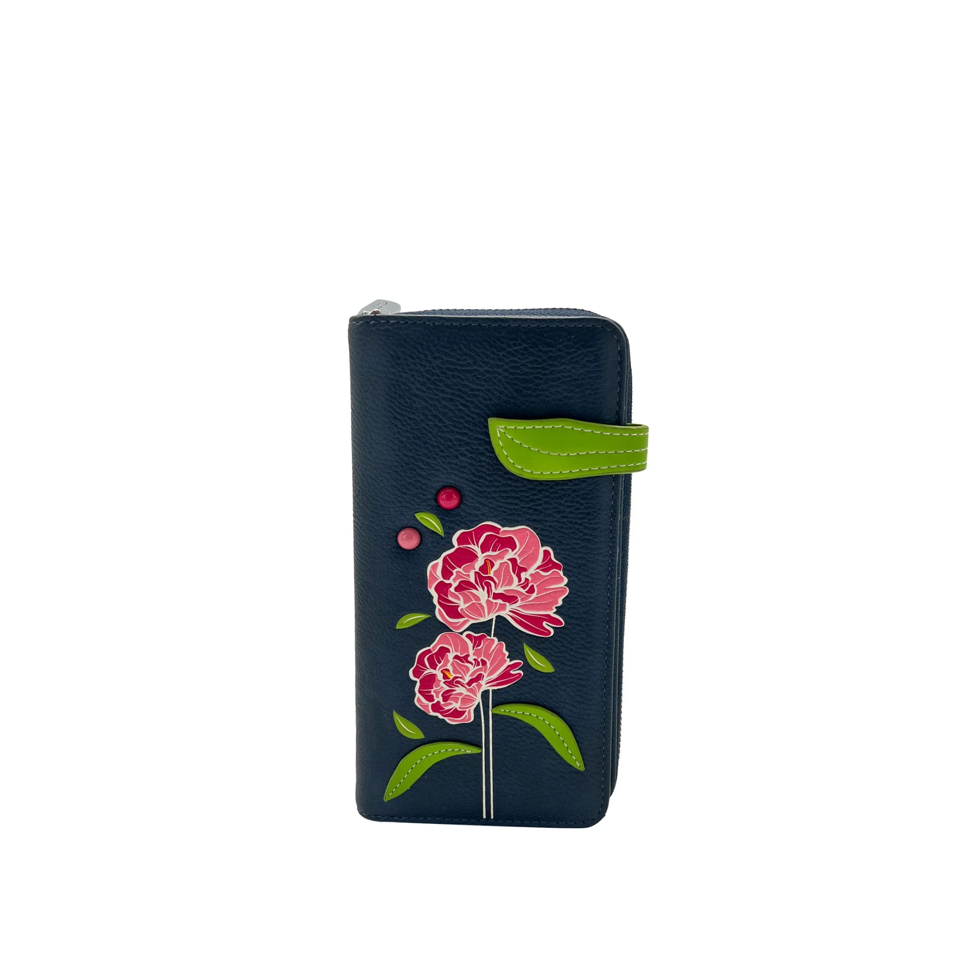 Espe Peony Clutch Wallet Blue