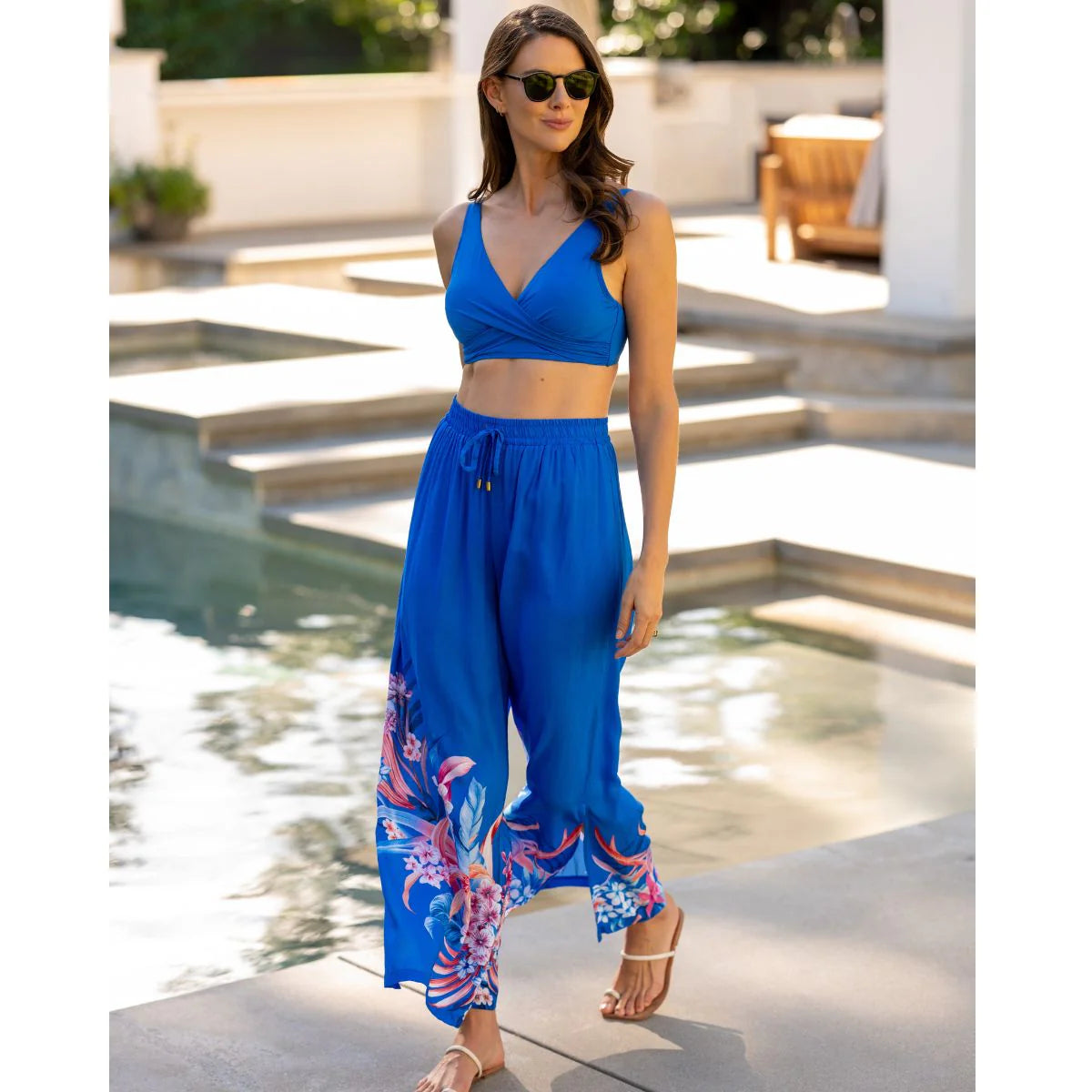 Jantzen Isla Flora Josephone Pull On Pant