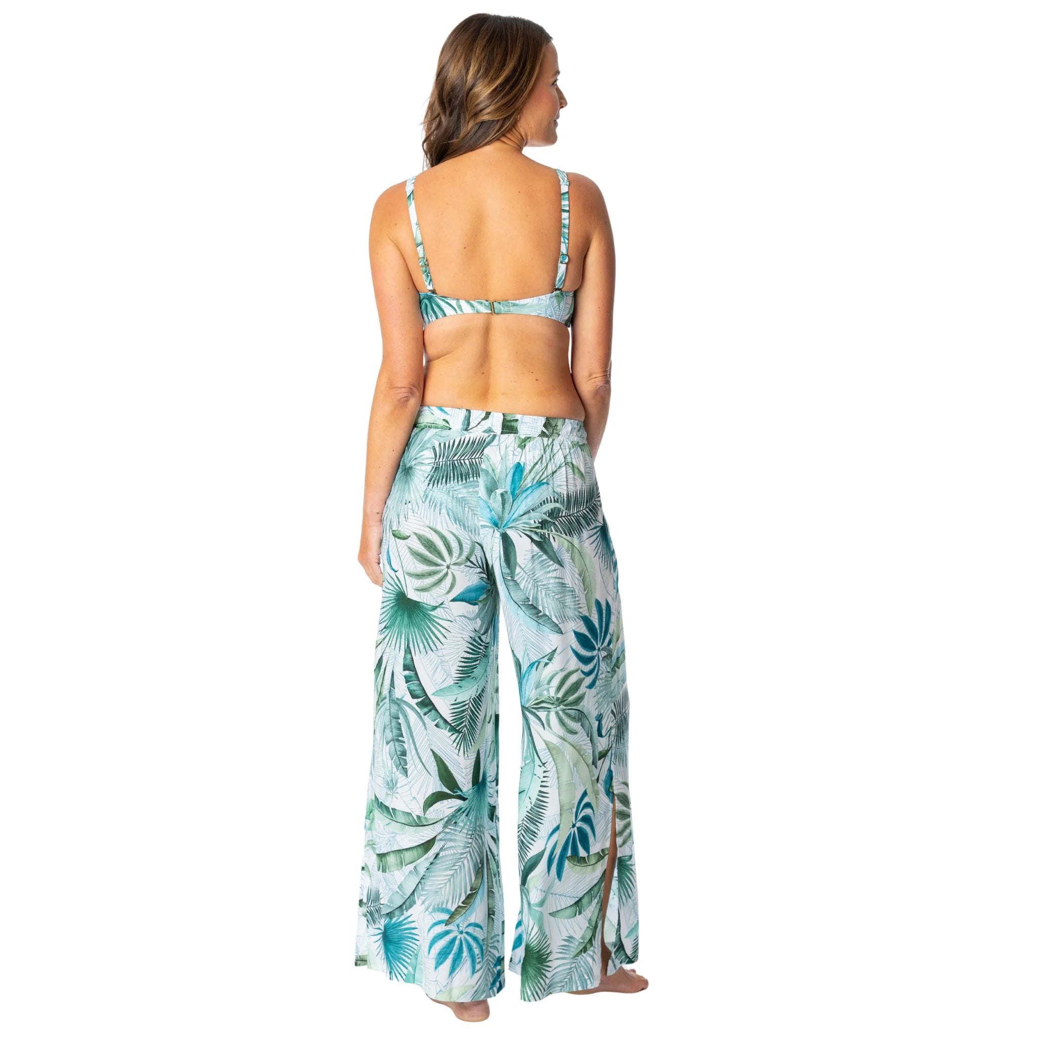 Jantzen Palm Toile Josephone Pull On Pant