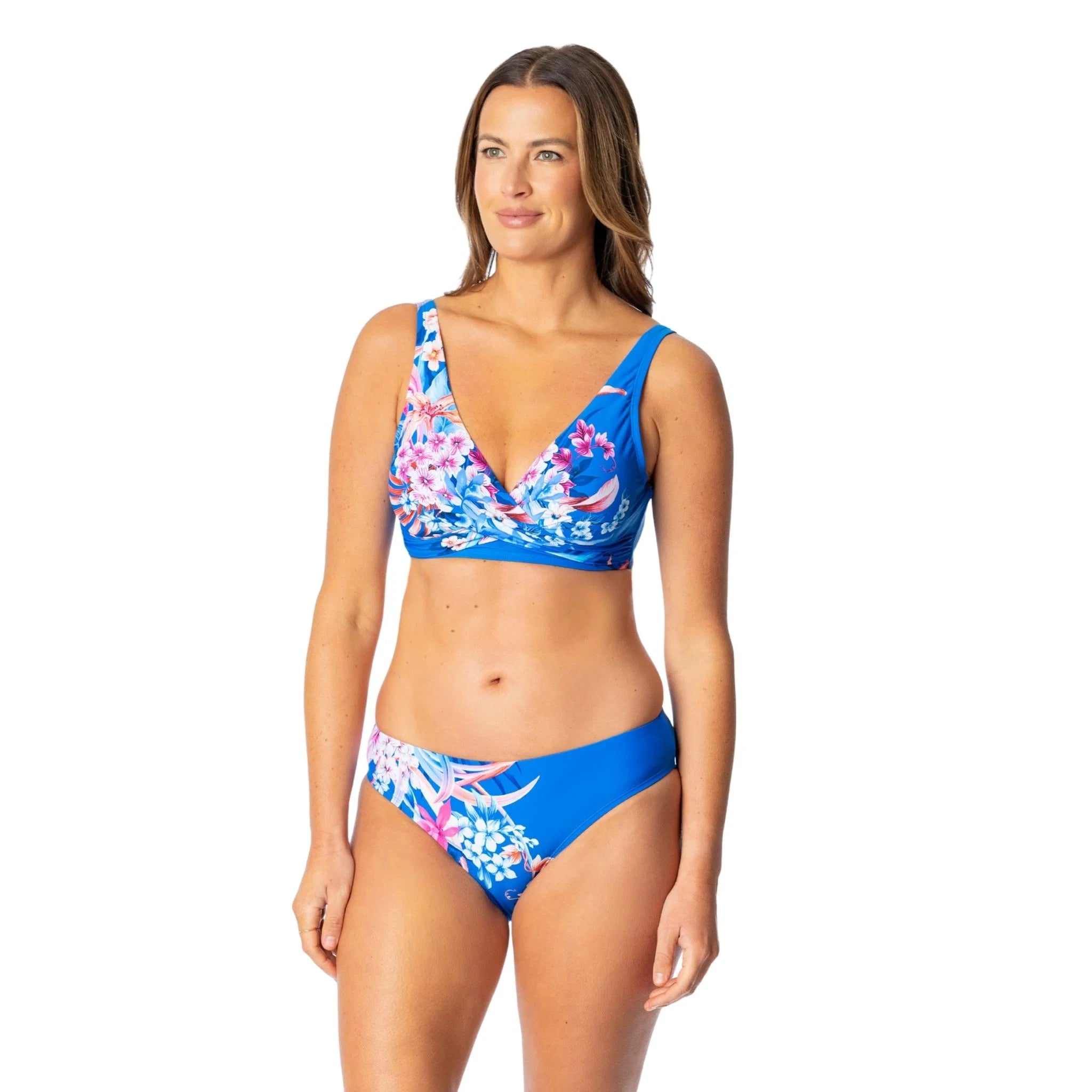Jantzen Isla Flora Vera Surplice Bra Top