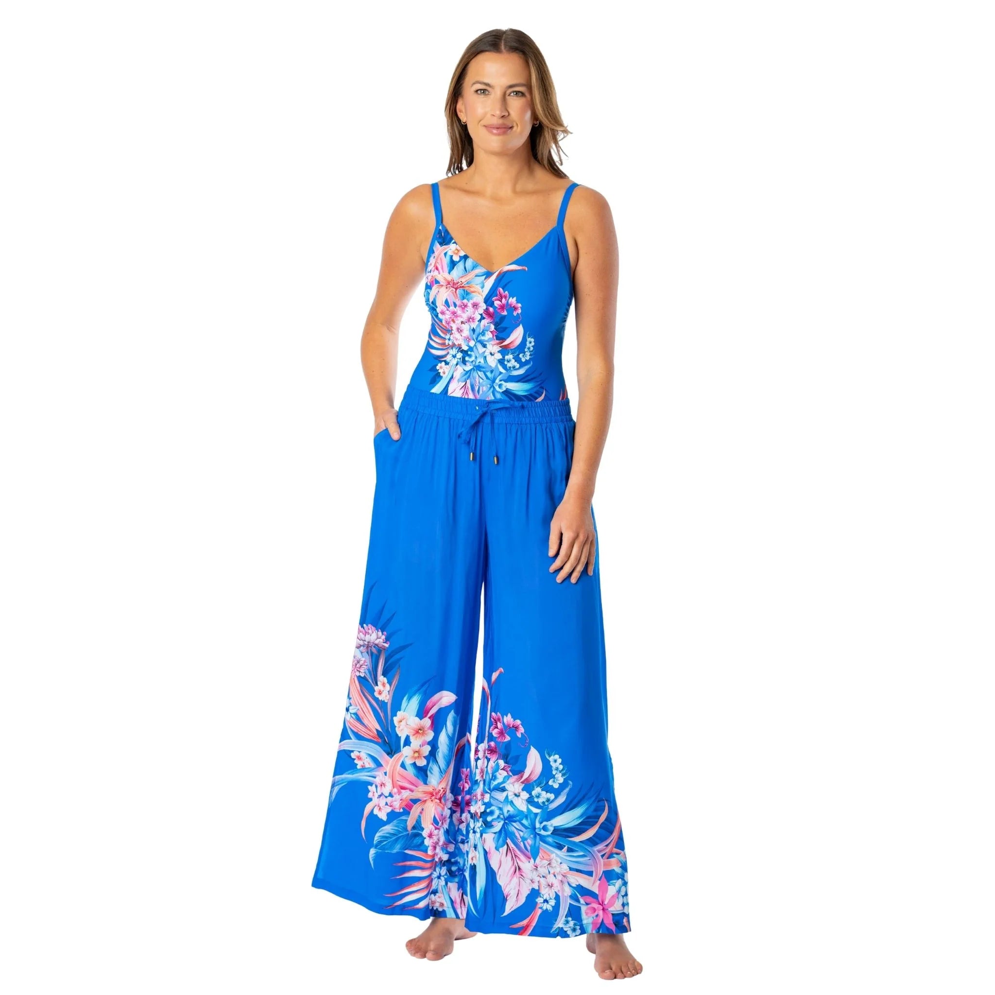 Jantzen Isla Flora Josephone Pull On Pant