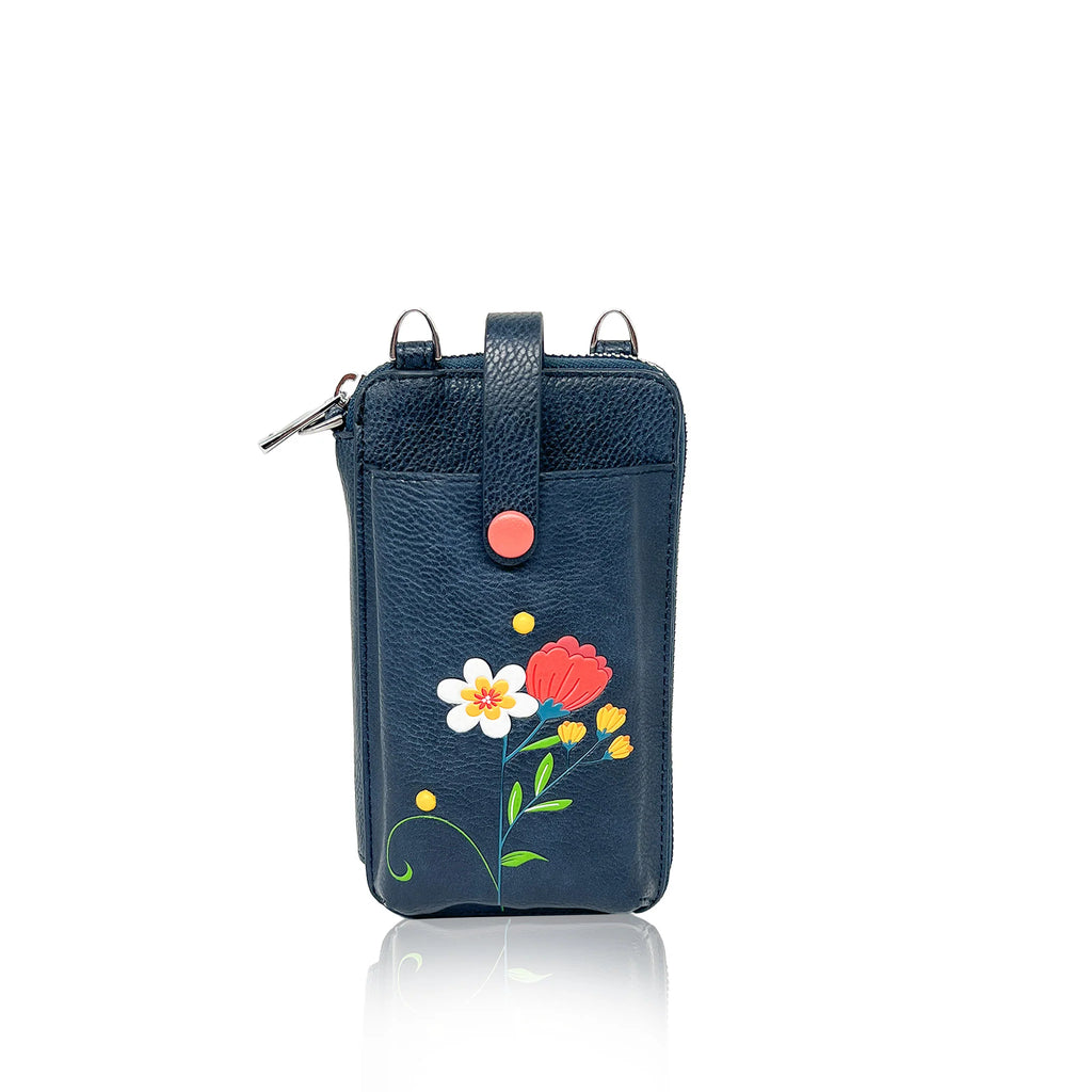 Espe Jasmine Smartphone Wallet Crossbody Bag Blue