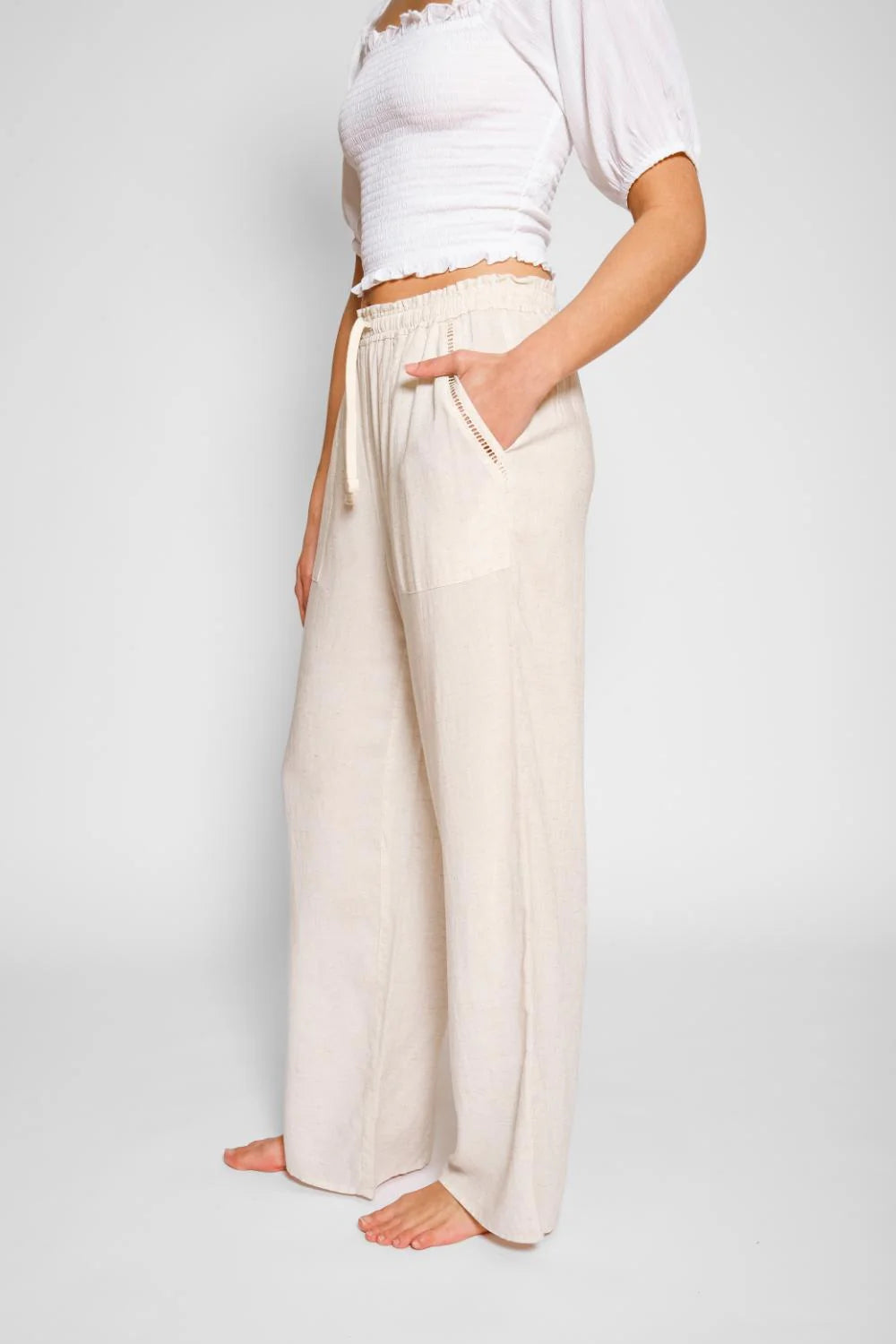 Koy Resort Capri Travel Pant Raw