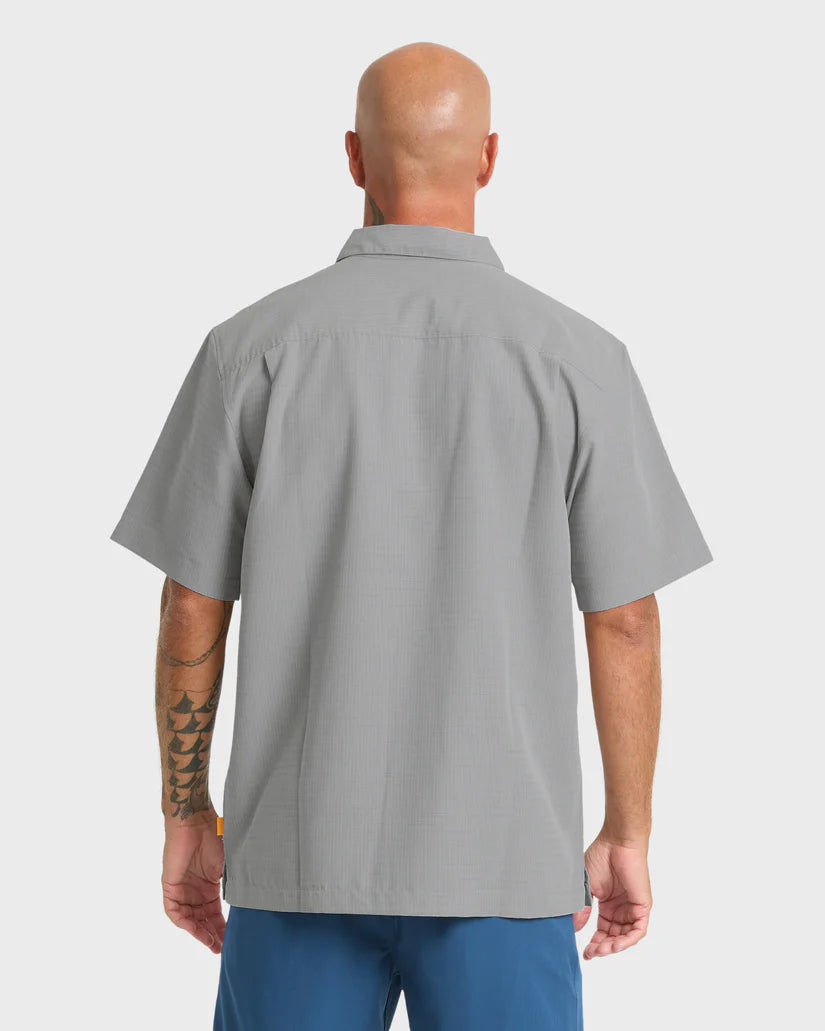 Quiksilver Waterman Centinela Premium Anti-Wrinkle Shirt Grey