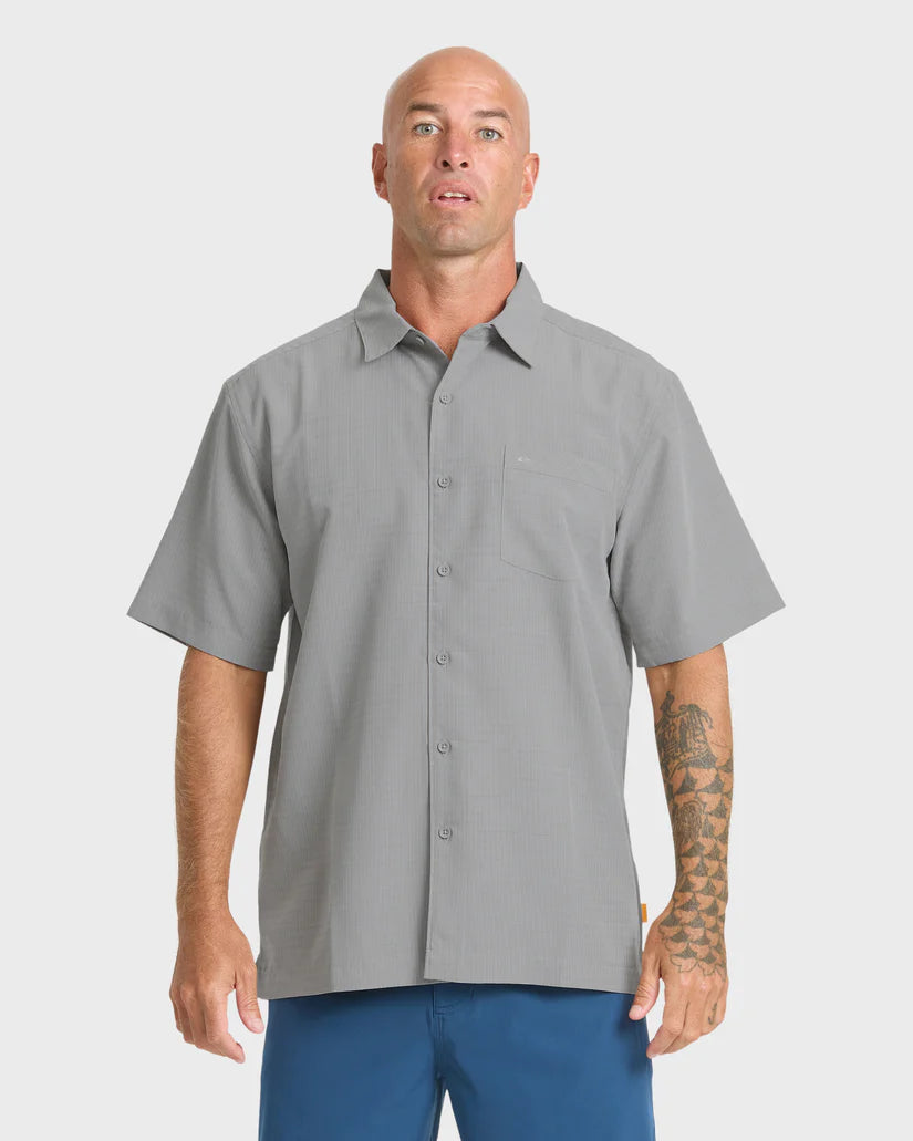 Quiksilver Waterman Centinela Premium Anti-Wrinkle Shirt Grey