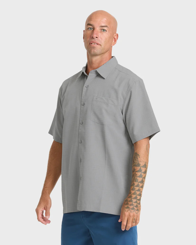 Quiksilver Waterman Centinela Premium Anti-Wrinkle Shirt Grey