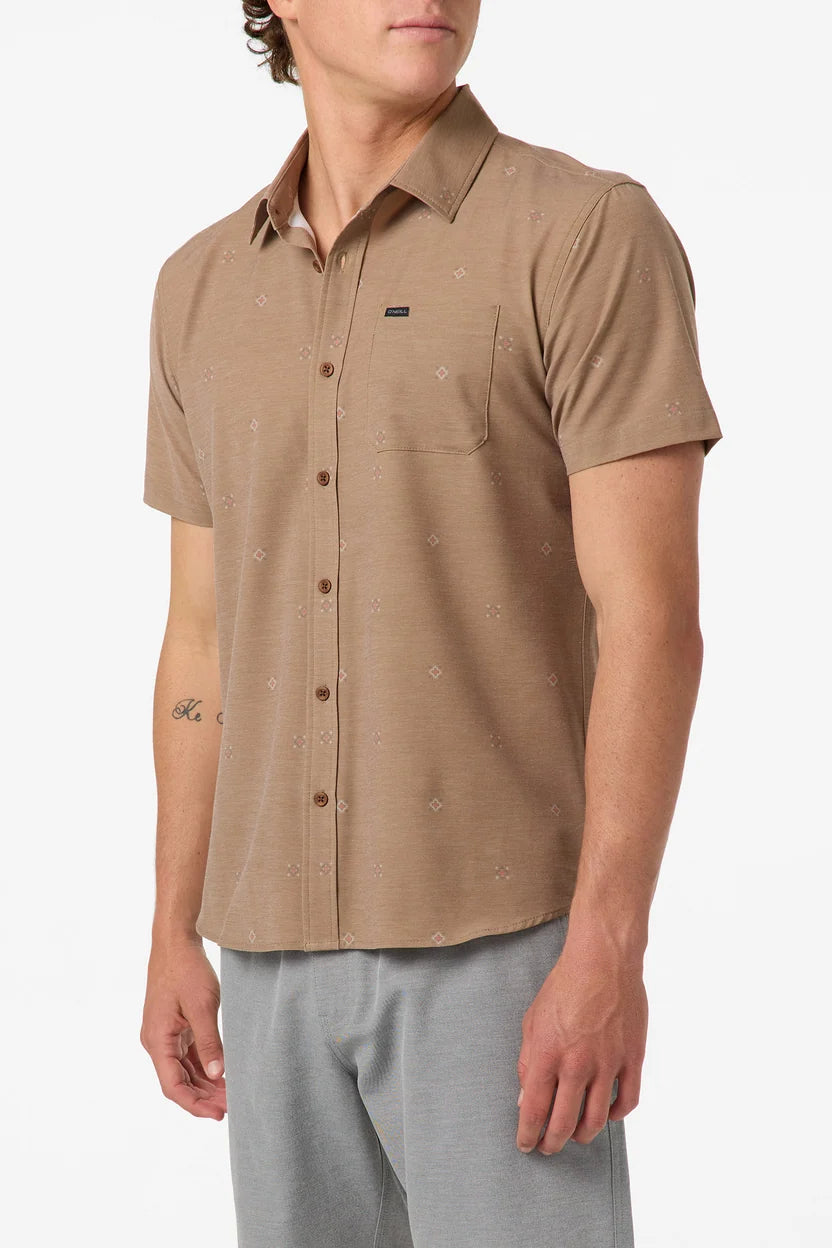 O'Neill TRVLR TRAVERSE WOVEN SHIRT Dark Khaki