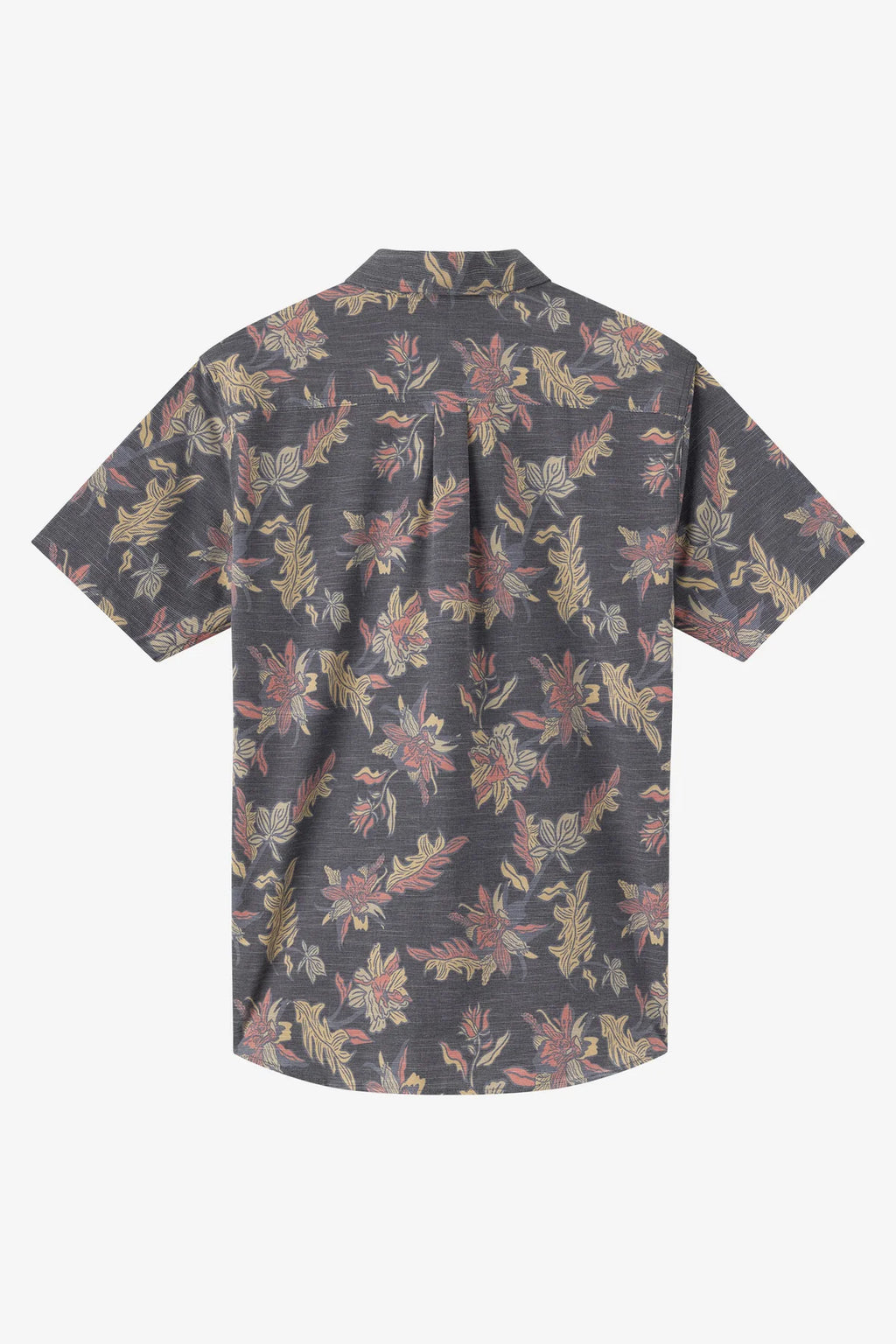 O'Niell UPF Slub Standard Short Sleeve Woven Shirt - Black