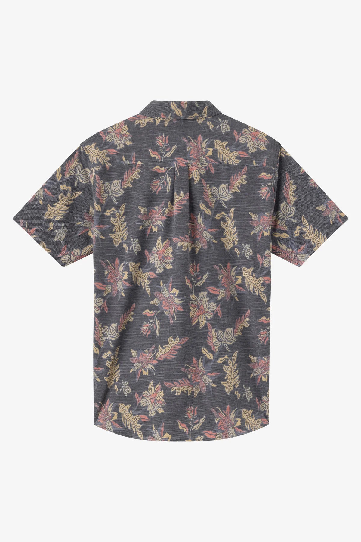 O'Niell UPF Slub Standard Short Sleeve Woven Shirt - Black