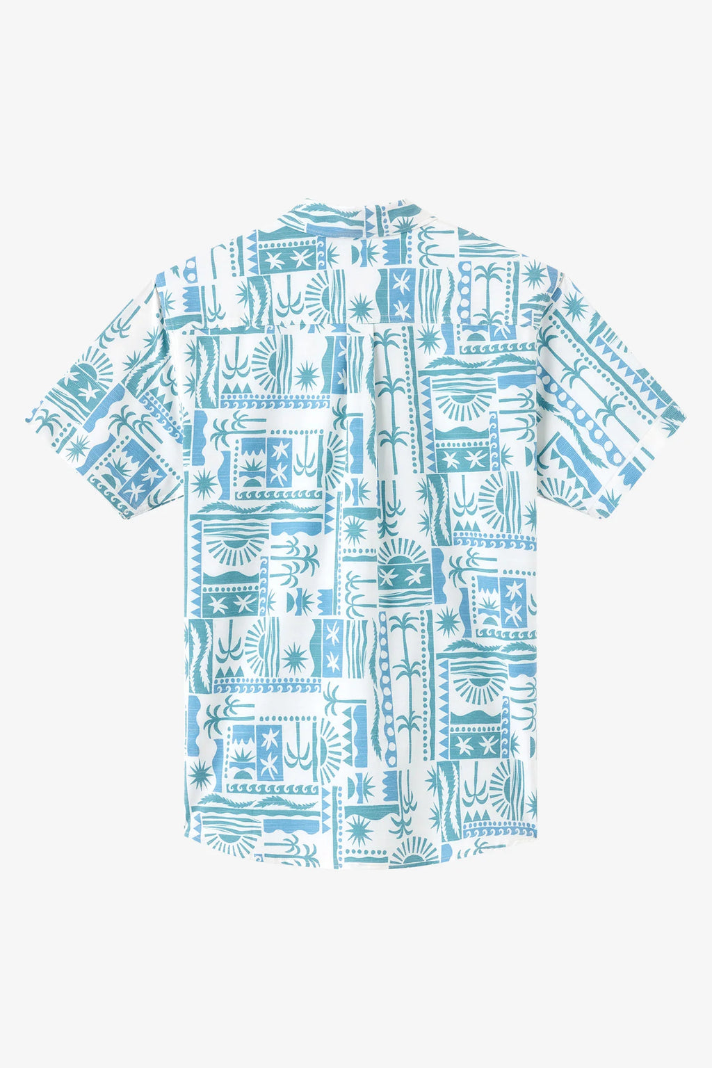 O'neill UPF SLUB STANDARD SHORT SLEEVE WOVEN SHIRT Cream