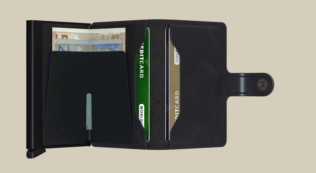 SECRID MINI WALLET - VINTAGE BLACK