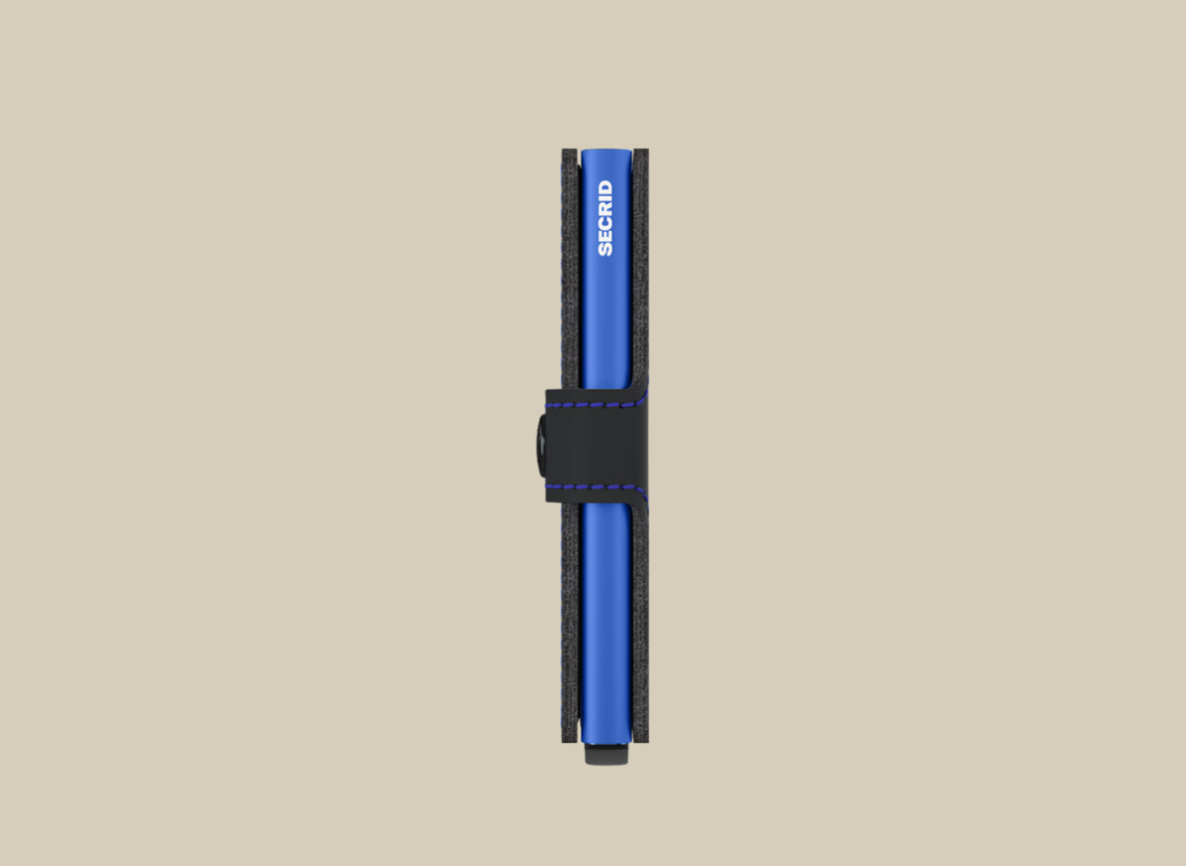 Secrid Miniwallet - Matte Black & Blue