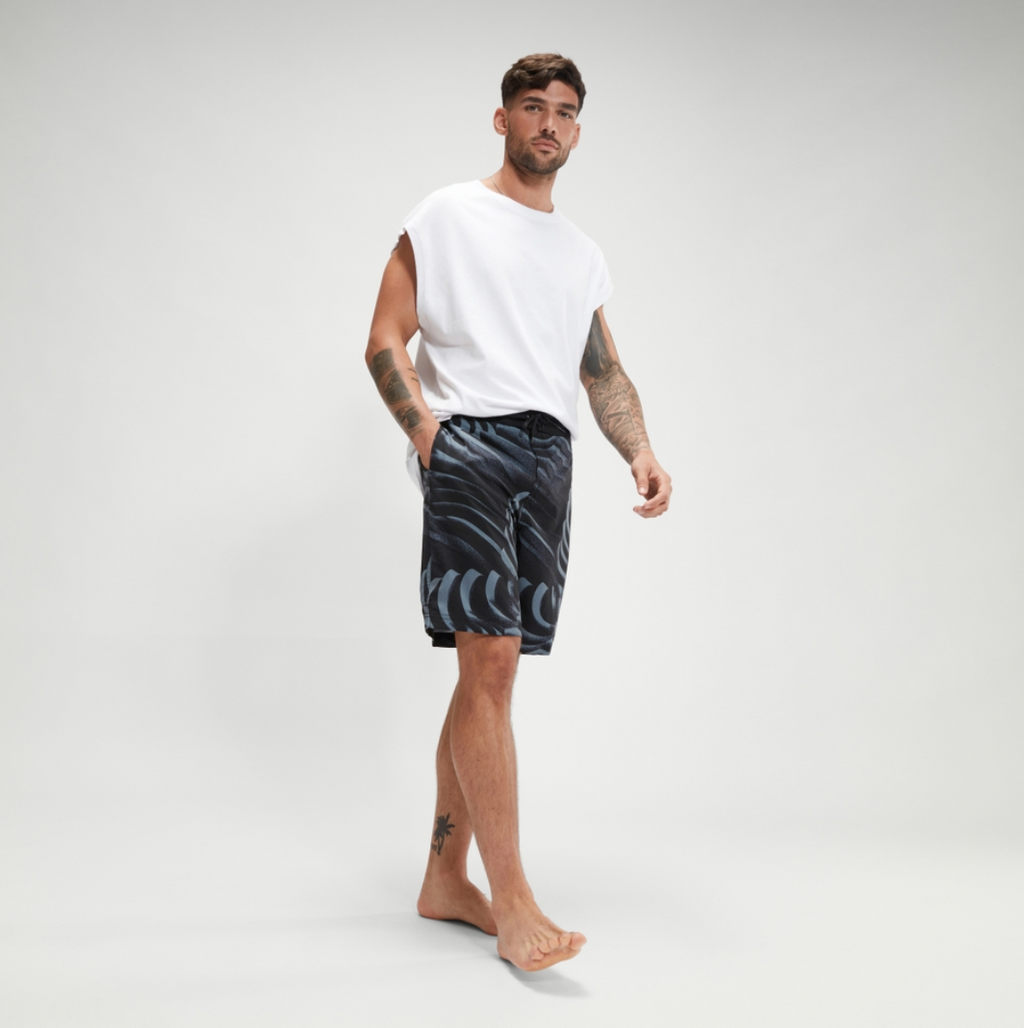 Speedo Printed Bondi Basin Boardshort 20" Grey
