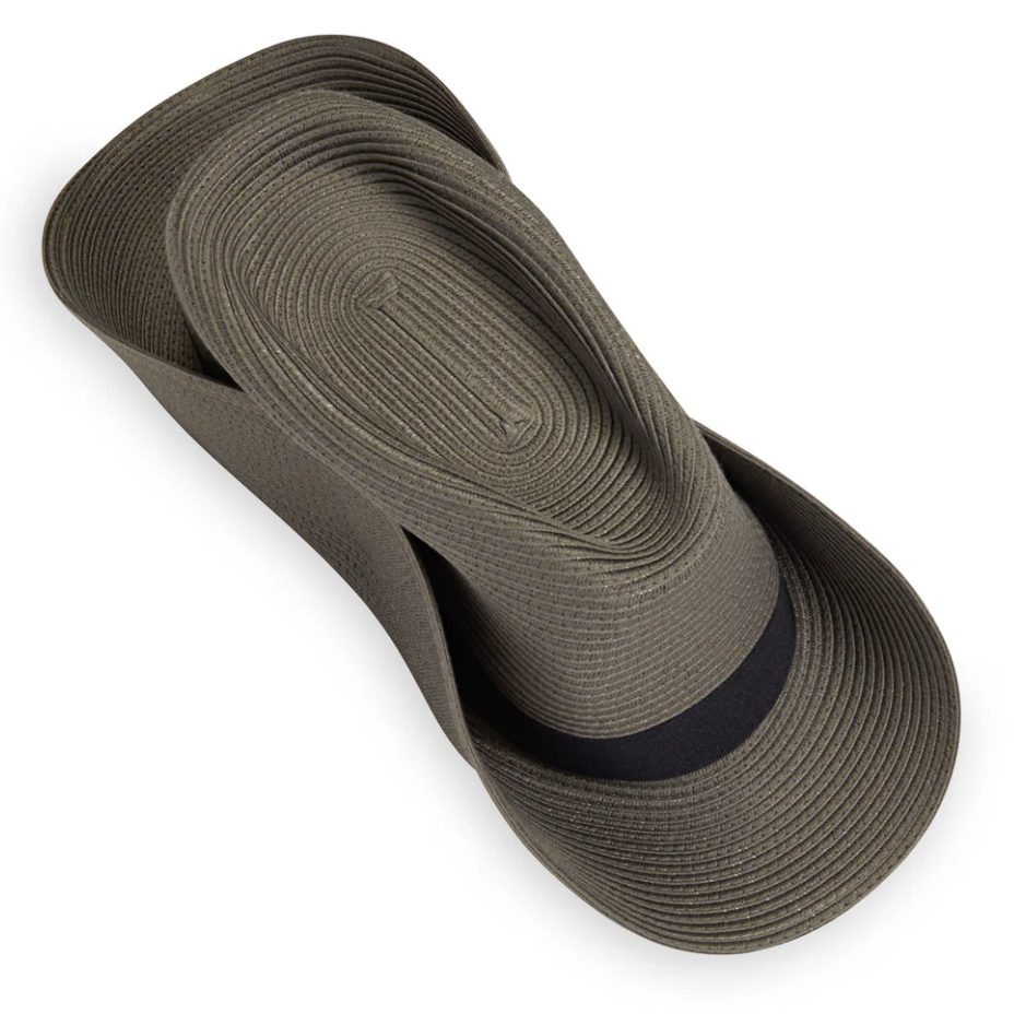 Wallaroo Palm Beach Fedora Sun Hat Olive