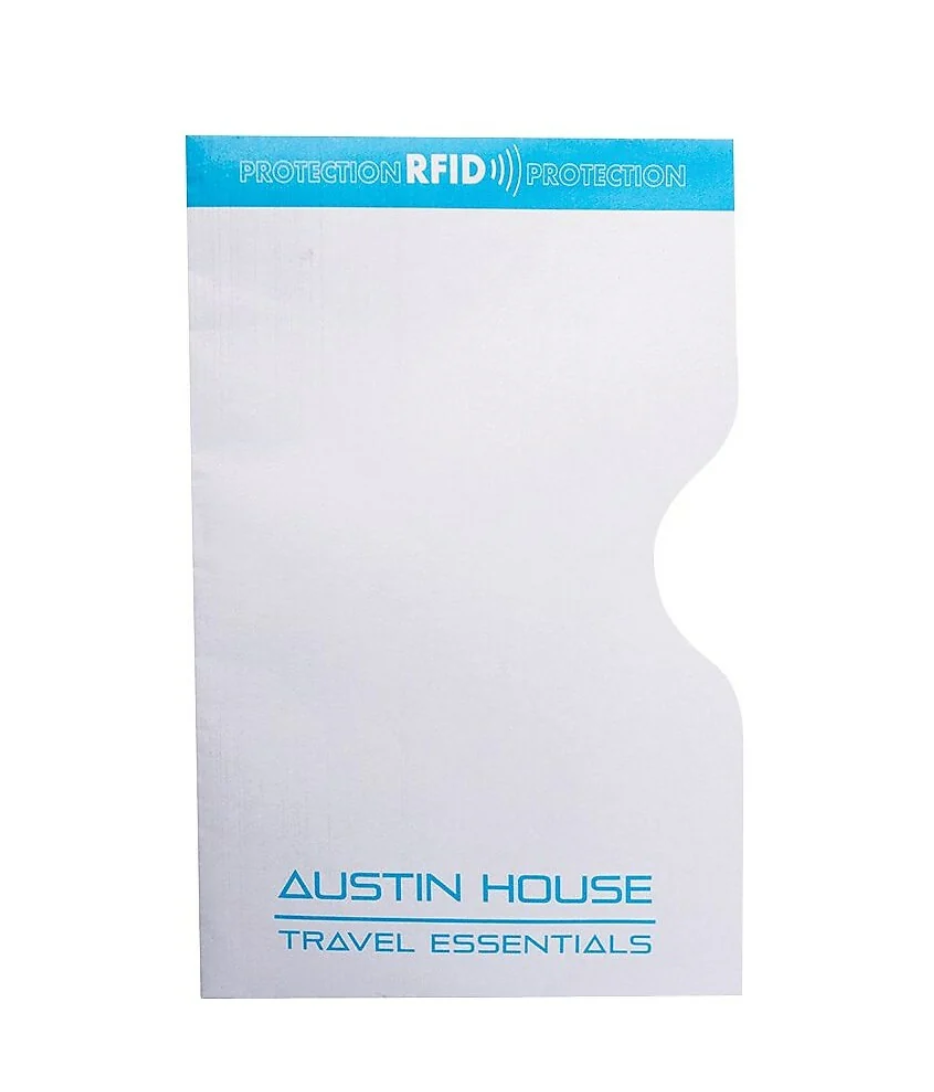 Austin House Passport Sleeve with RFID Protection