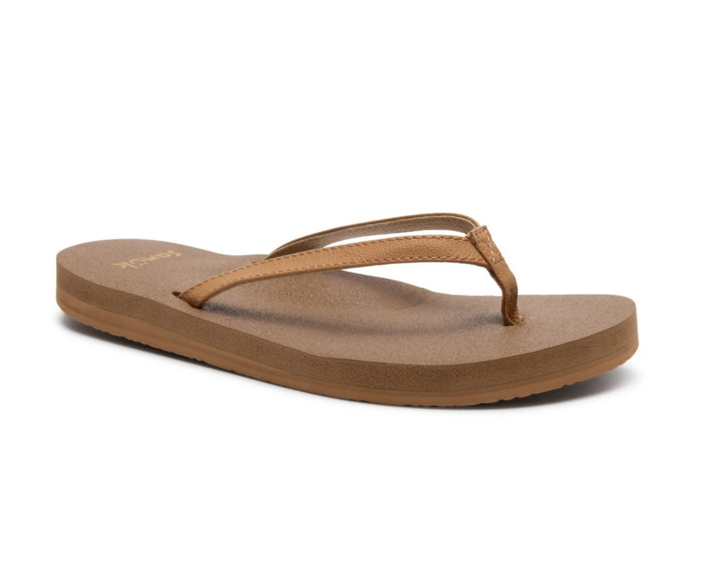 Sanuk Womens Yoga Joy II Sandal Tan