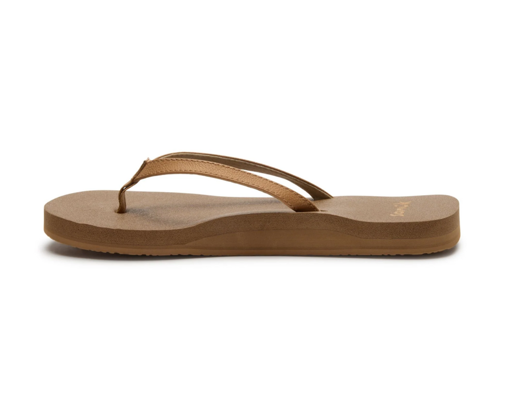 Sanuk Womens Yoga Joy II Sandal Tan