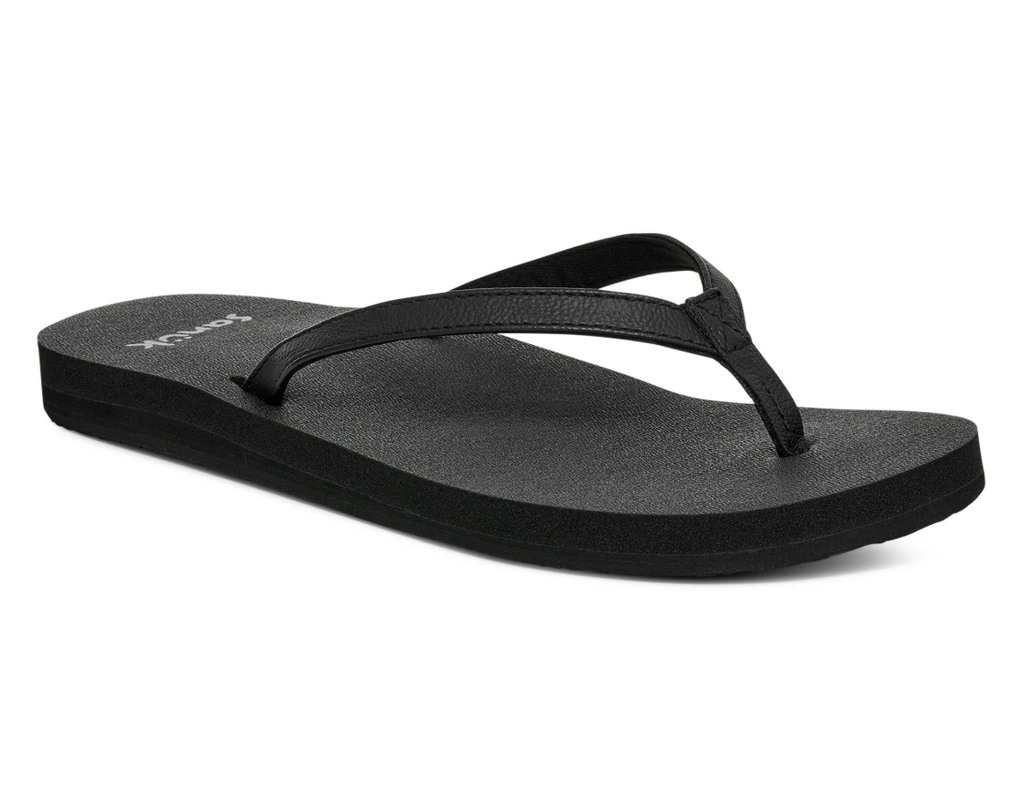 Sanuk Womens Yoga Joy II Sandals Black