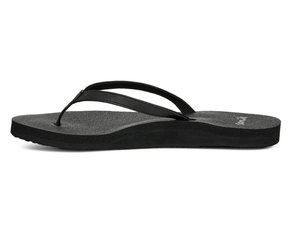 Sanuk Womens Yoga Joy II Sandals Black