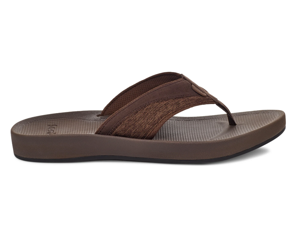 Sanuk Mens Cosmic Seas Mesh Sandal Brown